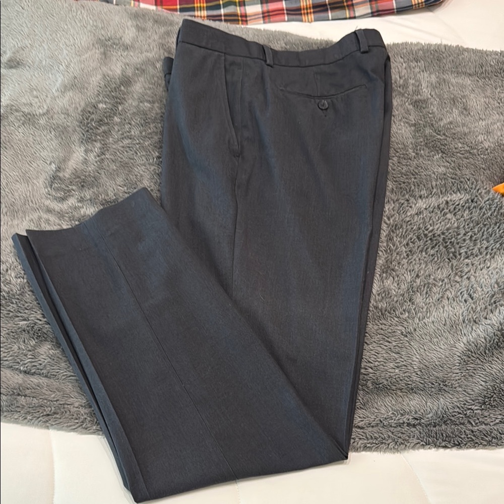 Calvin Klein Charcoal Gray Trousers